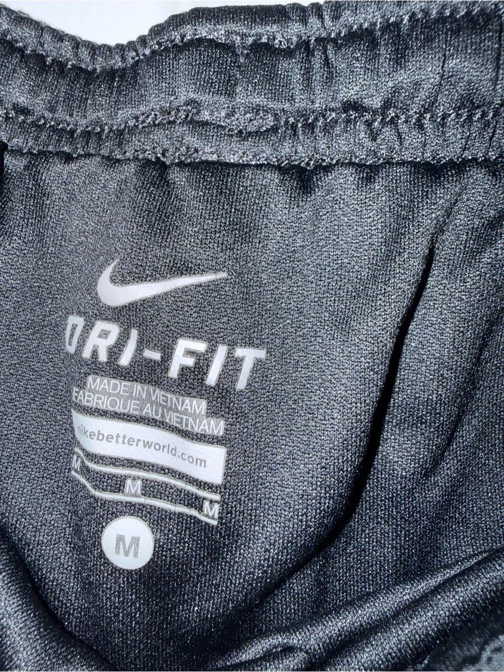 Nike Black Athletic Training Shorts with Drawstring - Picture 4 of 5